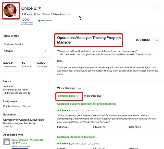 travailler sur Upwork en français